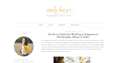 Desktop Screenshot of emilyheizer.com