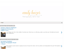 Tablet Screenshot of emilyheizer.com